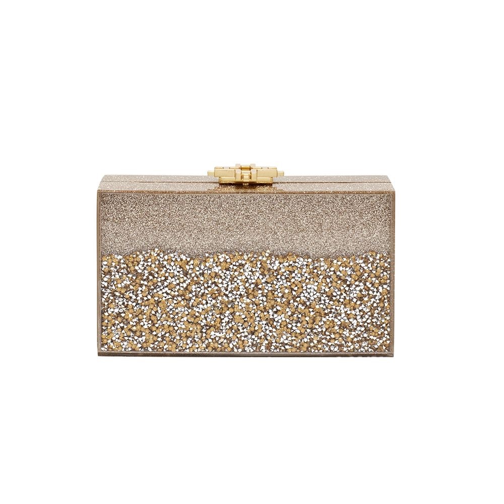NEW India Hicks Glitter Box - Retired - Lucite